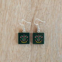 Load image into Gallery viewer, House Crests (School of Wizardry) earrings
