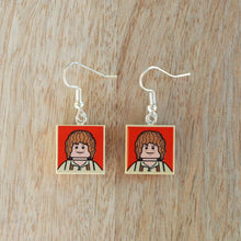Load image into Gallery viewer, Lord of the Rings tile earrings
