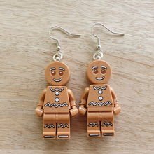 Load image into Gallery viewer, Gingerbread Man earrings
