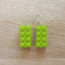Load image into Gallery viewer, Rectangle plate earrings
